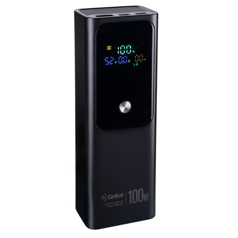 Повербанк Gelius GT GP-PB307 20000mAh QC+PD 100W Black с Вашим лого